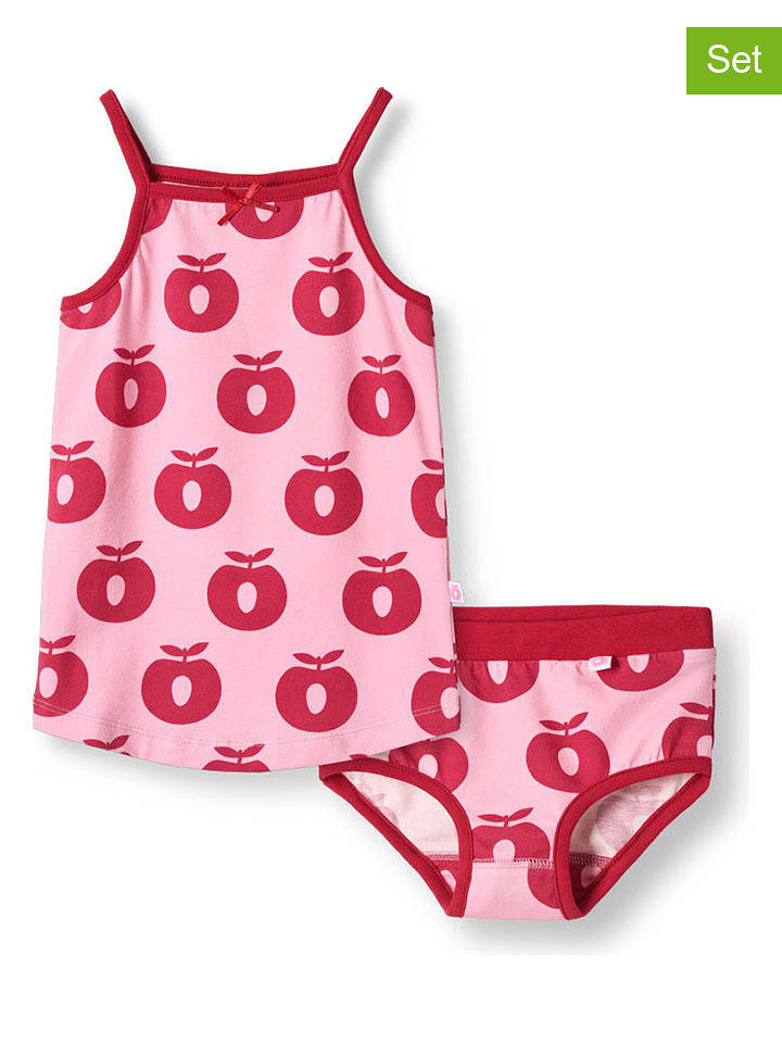 Småfolk 2-częściowy zestaw bielizny w kolorze jasnoróżowym rozmiar: 92/98