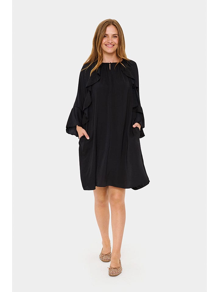 SAINT TROPEZ Sukienka w kolorze czarnym rozmiar: XS