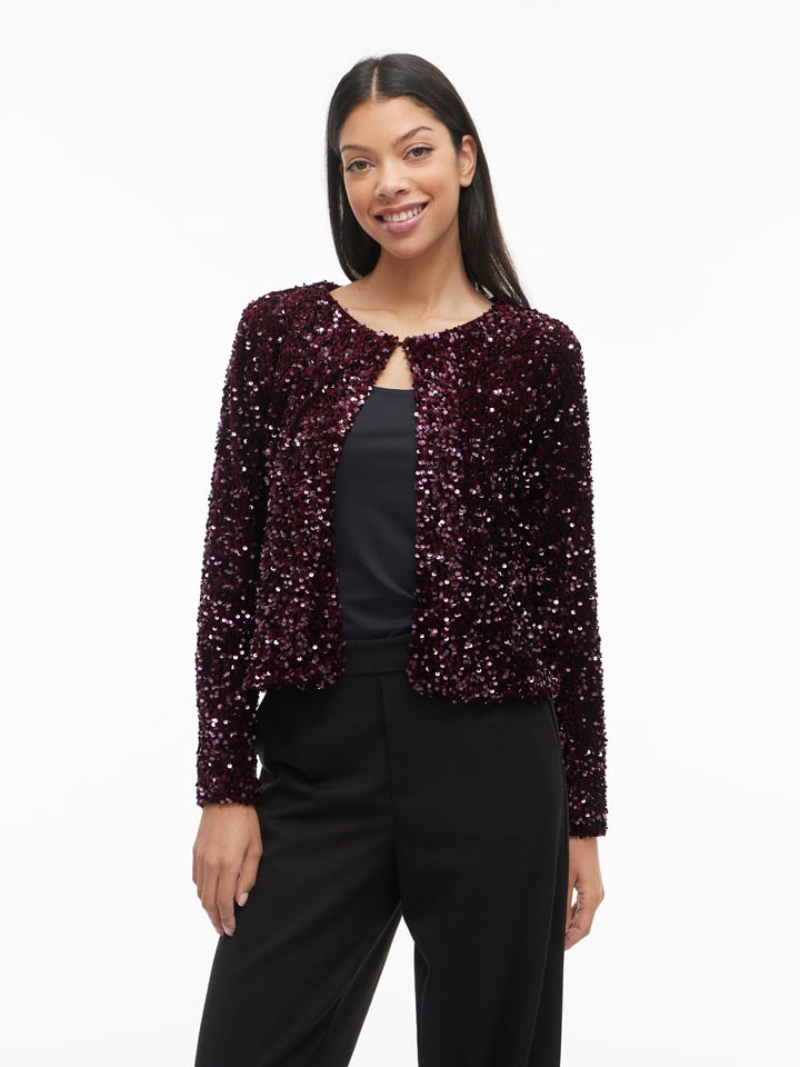 Vila Kardigan "Faith" w kolorze bordowym rozmiar: M