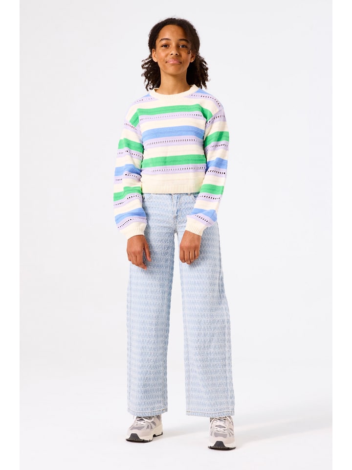 Garcia Dżinsy - Wide leg - w kolorze błękitnym rozmiar: 146