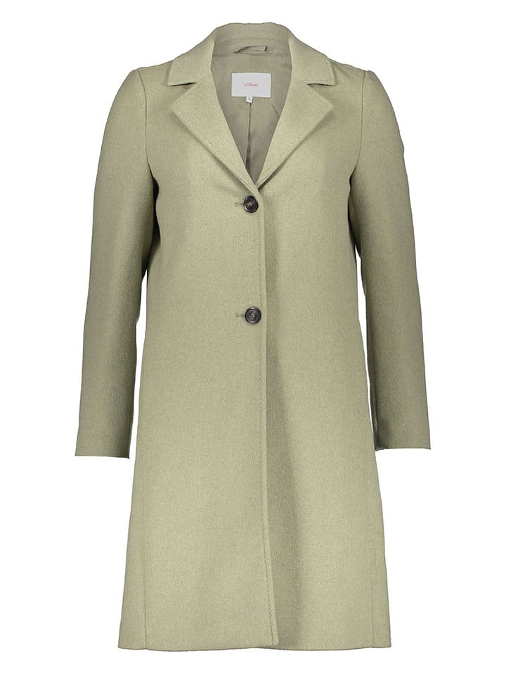 s.Oliver Płaszcz w kolorze jasnozielonym rozmiar: 34