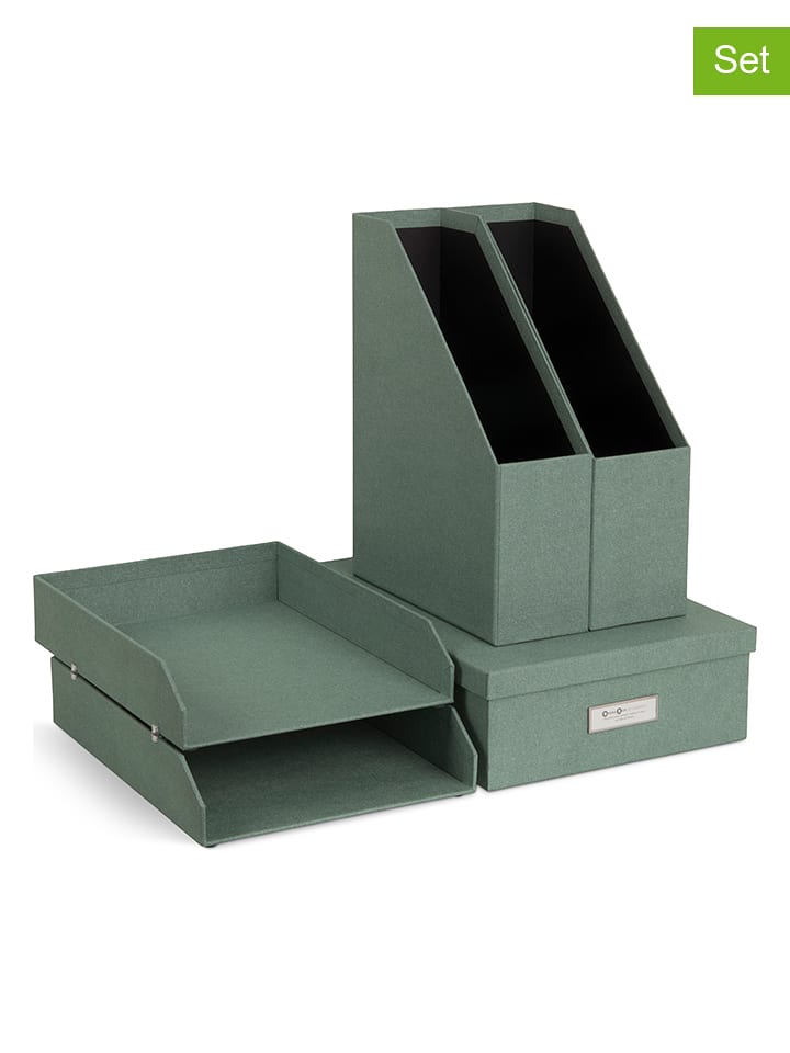 BigsoBox 5-częściowy zestaw organizerów w kolorze zielonym rozmiar: onesize