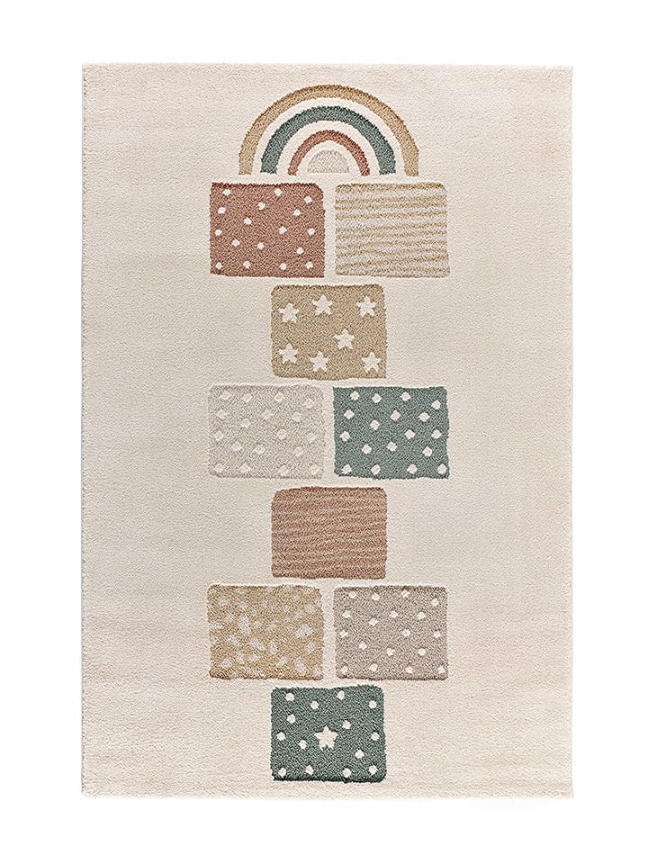 Atticgo Dywan "Clown" w kolorze kremowym ze wzorem rozmiar: 120x170 cm