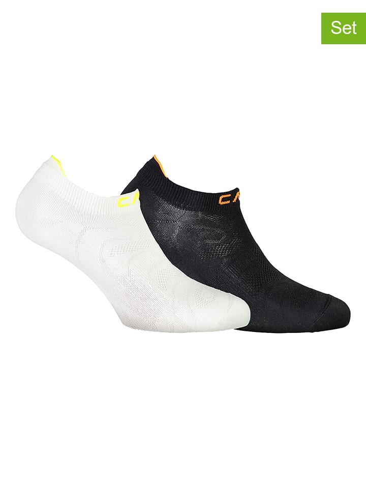 CMP Skarpety (2 pary) w kolorze czarnym i białym rozmiar: 34-36