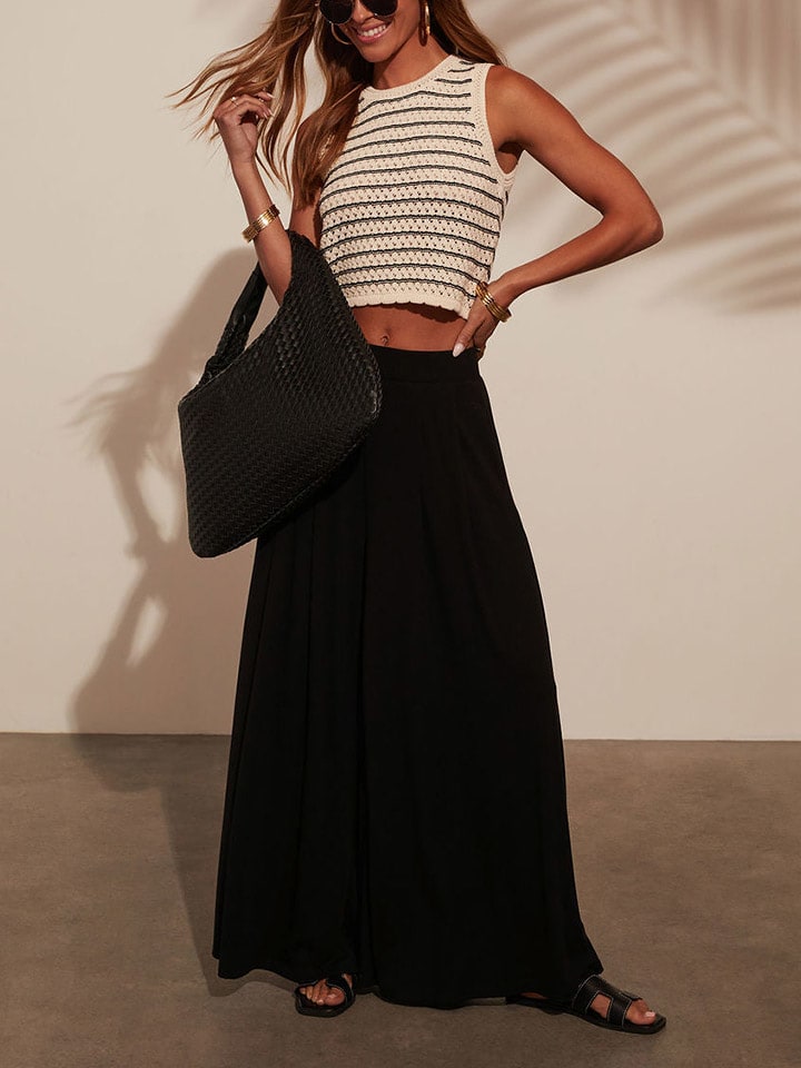 Milan Kiss Spodnie w kolorze czarnym rozmiar: XL