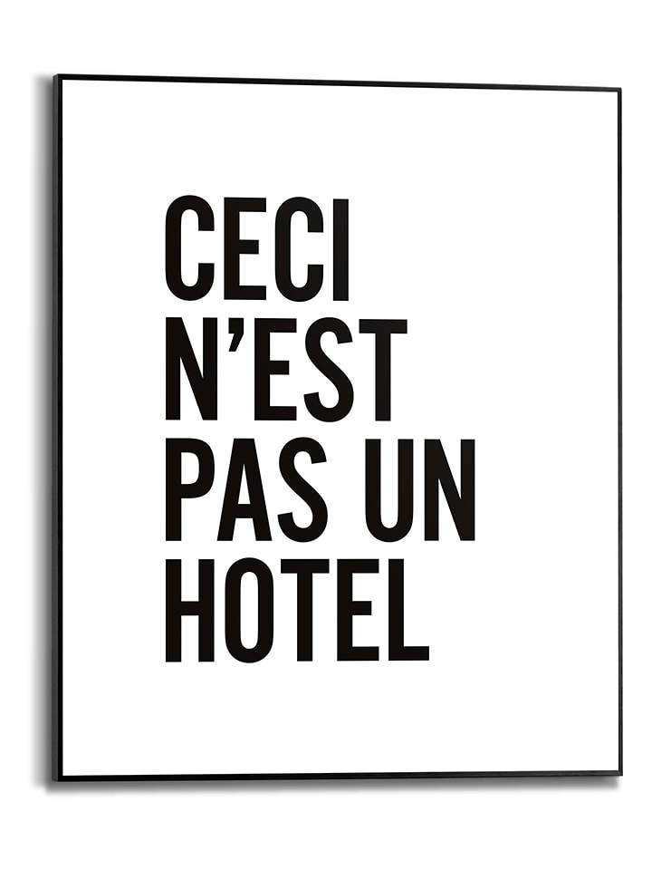 Orangewallz Druk artystyczny "Hotel" w ramce rozmiar: 40x50 cm