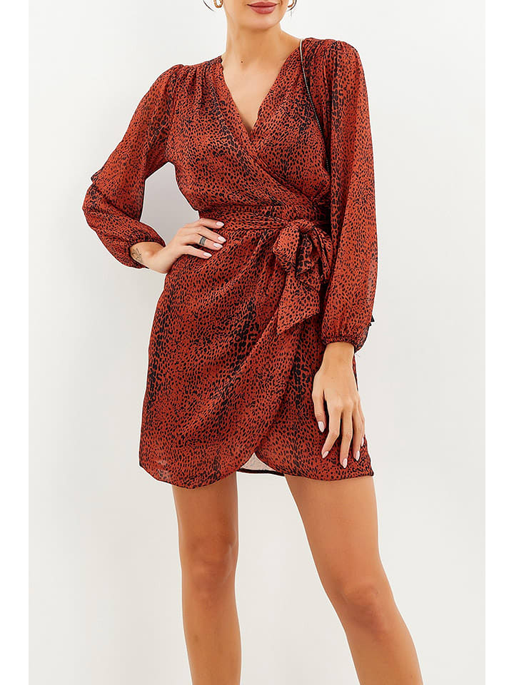 LA Angels Sukienka w kolorze czerwono-czarnym rozmiar: L