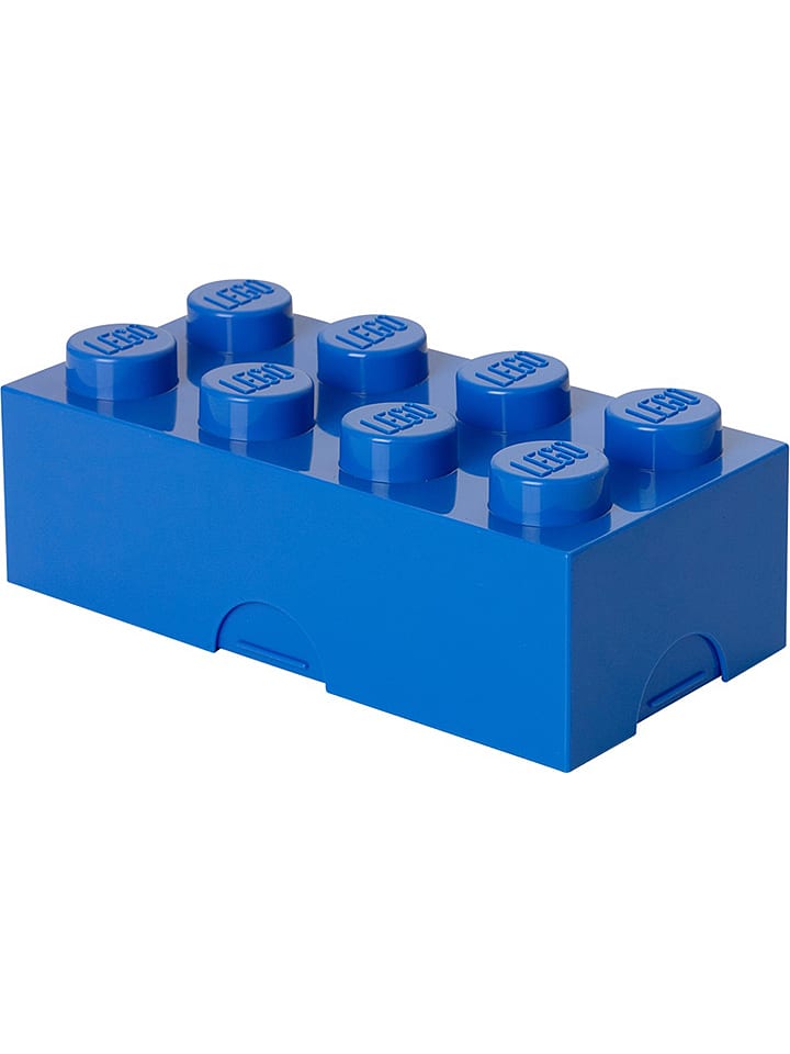 LEGO Pojemnik "Classic Brick 8" w kolorze niebieskim na lunch - 20 x 7,3 x 10 cm rozmiar: onesize