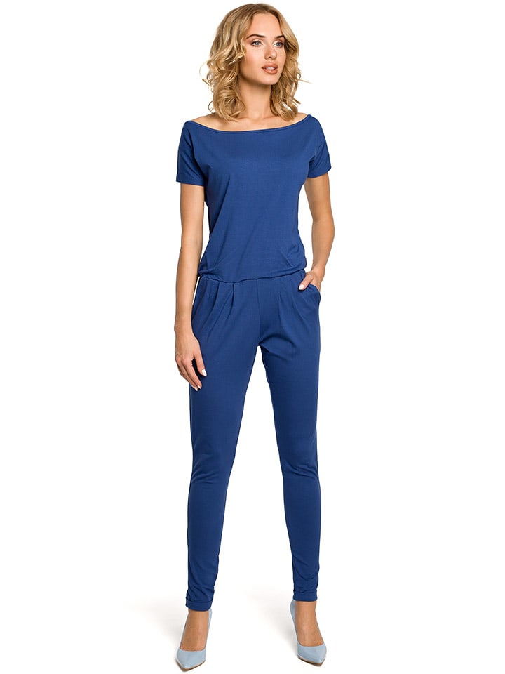 made of emotion Kombinezon w kolorze niebieskim rozmiar: XL