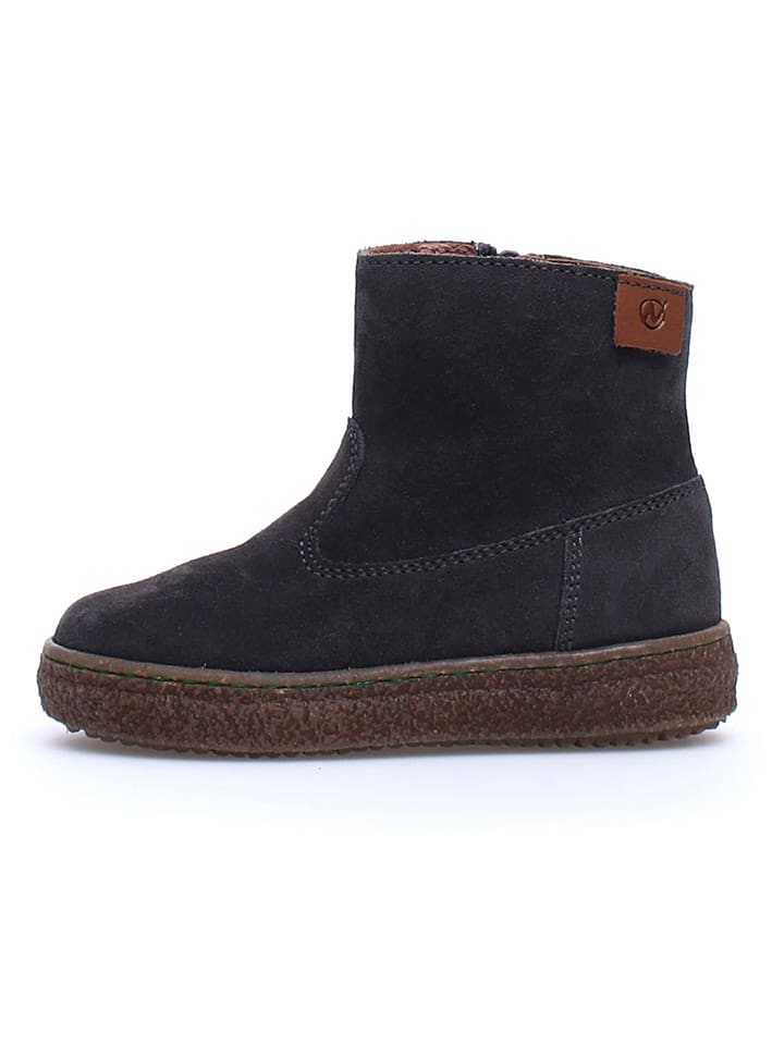 Naturino Skórzane botki "Alpina" w kolorze antracytowym rozmiar: 31