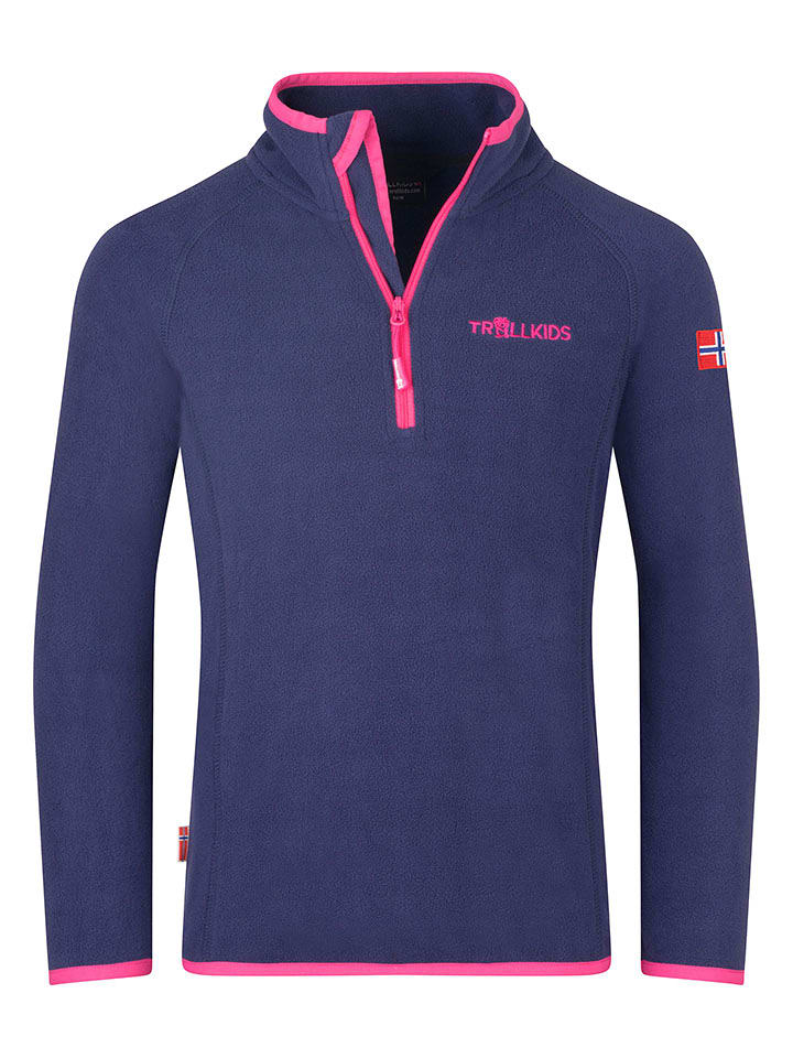 Trollkids Bluza polarowa "Nordland" w kolorze fioletowym rozmiar: 176