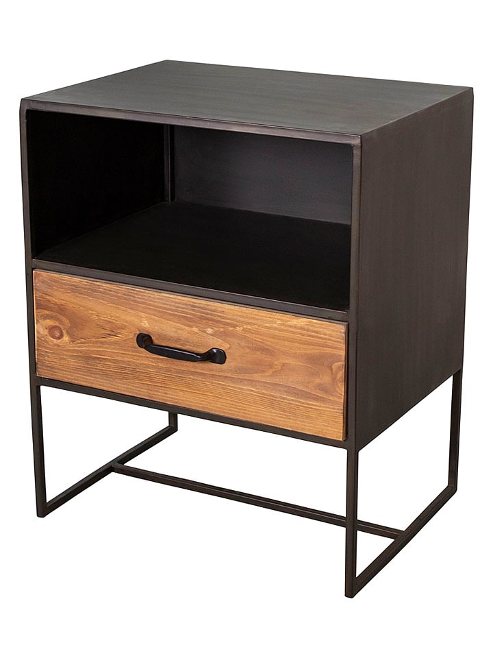 Anticline Szafka w kolorze czarno-jasnobrązowym - 48 x 58 x 38 cm rozmiar: onesize