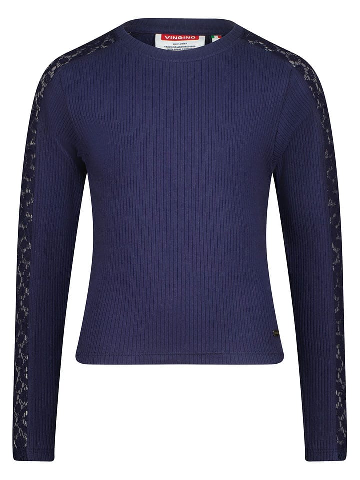 Vingino Koszulka "Jaisa" w kolorze granatowym rozmiar: 140