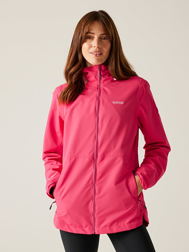 Regatta Kurtka przeciwdeszczowa "Hamara IV" w kolorze różowym rozmiar: 38