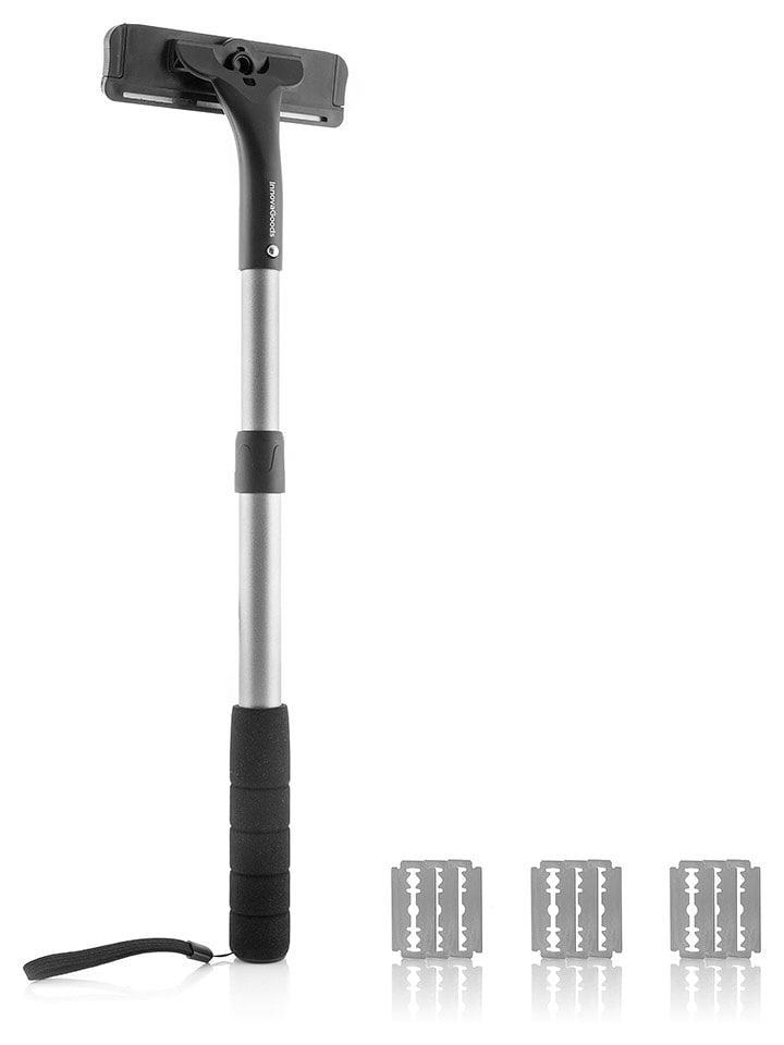 InnovaGoods Golarka w kolorze srebrno-czarnym do pleców i ciała - dł. 54 cm rozmiar: onesize