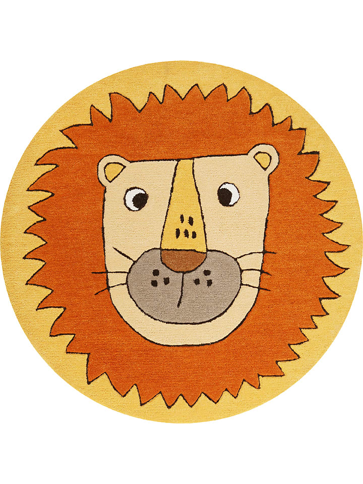 Smart Kids Dywan "Linus" w kolorze pomarańczowo-żółtym rozmiar: 100 cm