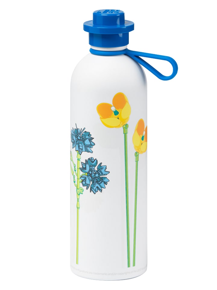 LEGO Bidon "Wild Flowers" w kolorze białym - 560 ml rozmiar: onesize