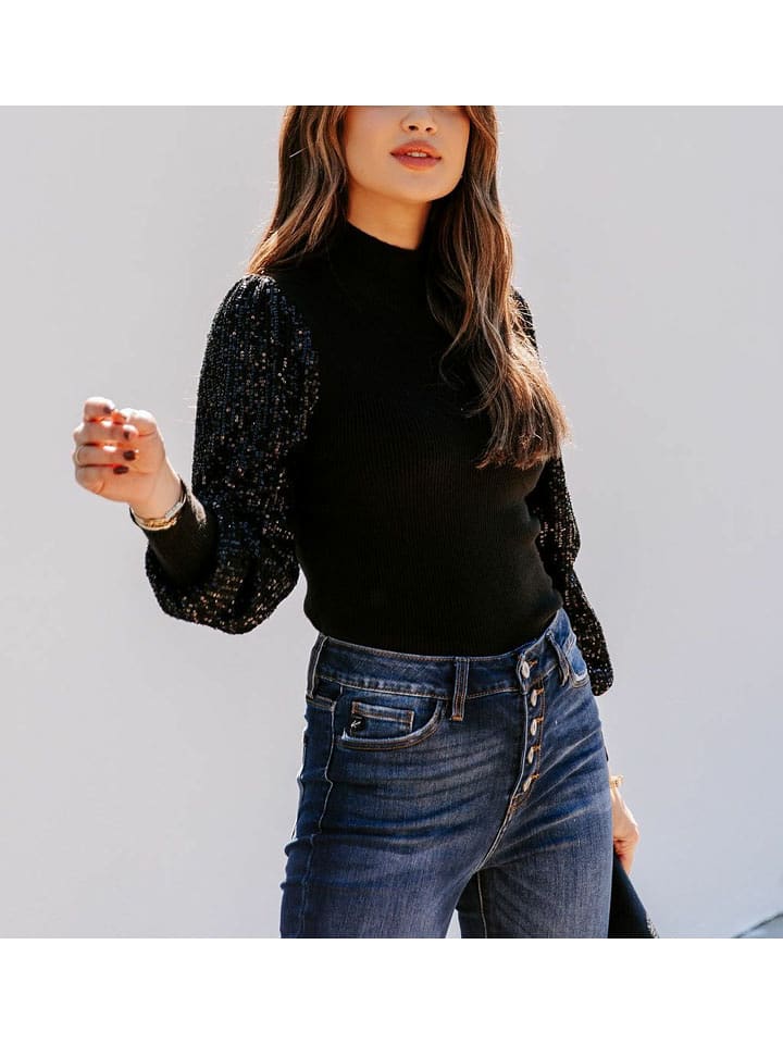 LA Angels Sweter w kolorze czarnym rozmiar: XL