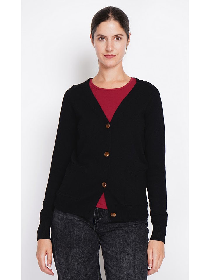 ASSUILI Kardigan w kolorze czarnym rozmiar: 42