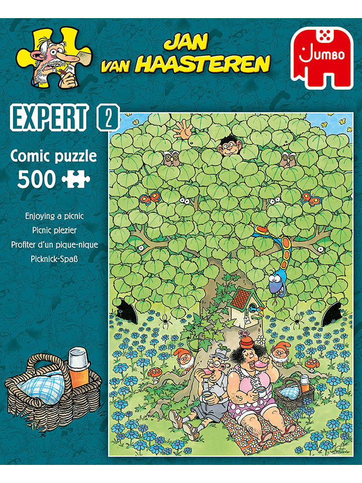 Jumbo 500-częściowe puzzle "Jan van Haasteren Expert - picnic" - 12+ rozmiar: onesize