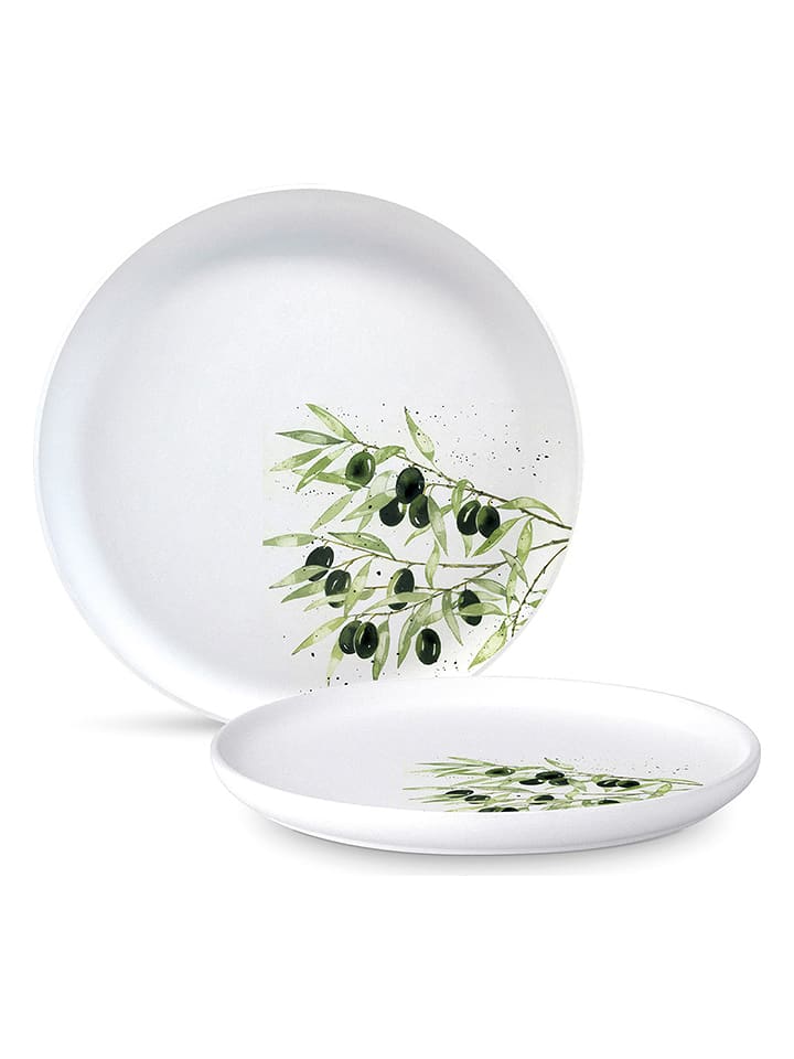 ppd Talerz obiadowy "Olives" w kolorze białym - Ø 27 cm rozmiar: onesize