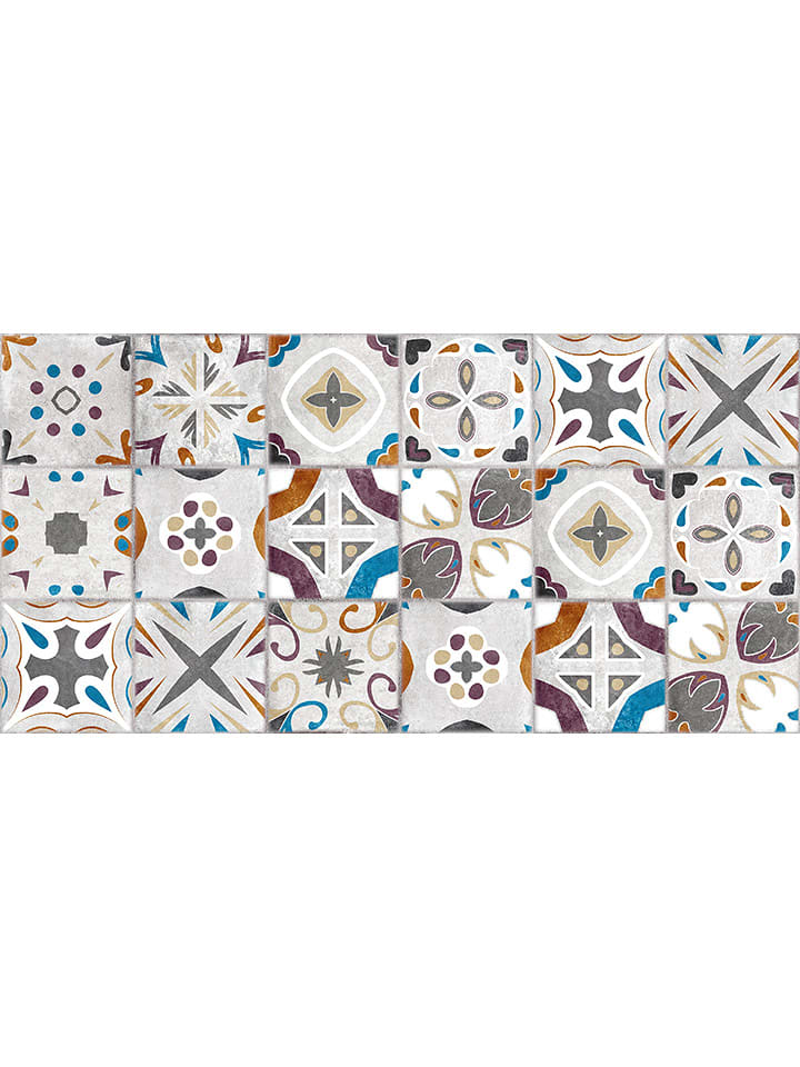 deco Rugs & Carpet Dywan winylowy w kolorze szarym ze wzorem rozmiar: 50x200 cm