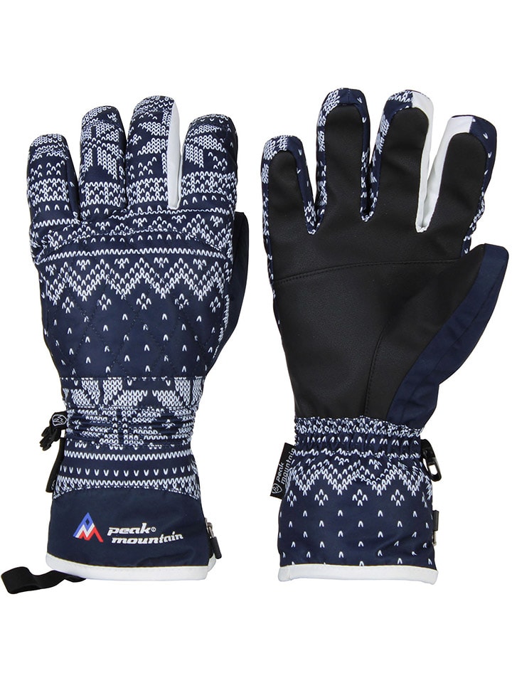 Peak Mountain Rękawiczki narciarskie "Minogue" w kolorze granatowym rozmiar: S/M