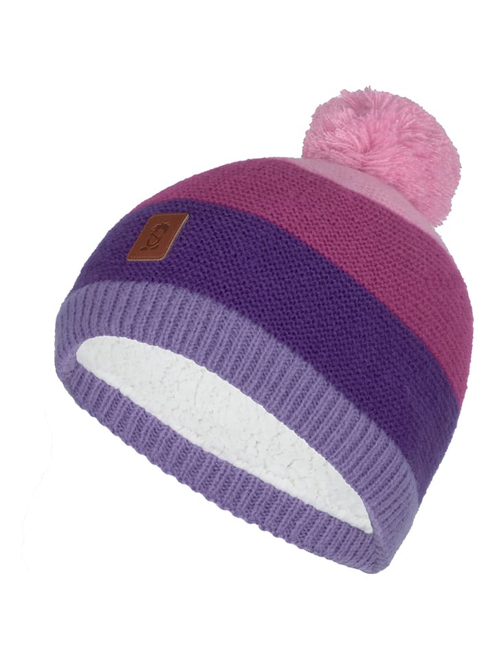 Trollkids Czapka "Gryllefjord" w kolorze fioletowym rozmiar: 48-52 cm