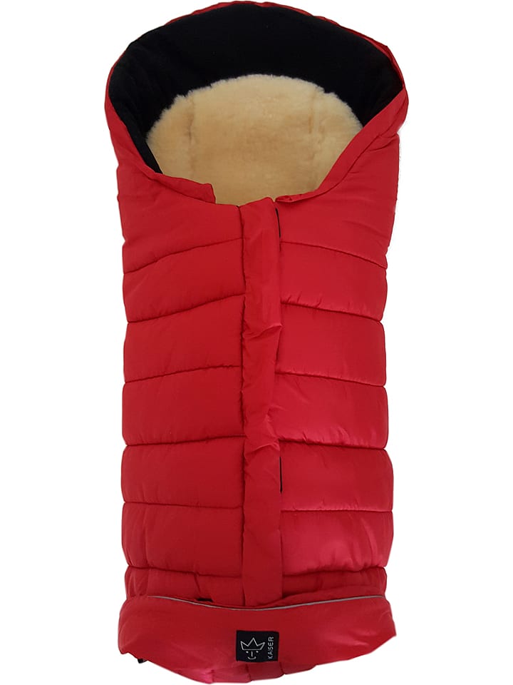 Kaiser Naturfellprodukte Śpiworek termiczny "Arctik Plus" w kolorze czerwonym - 105 x 48 cm rozmiar: onesize