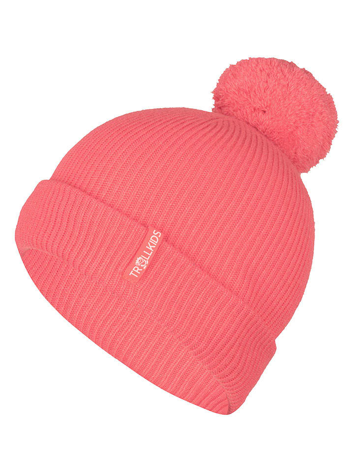 Trollkids Czapka "Holmenkollen" w kolorze różowym rozmiar: 52-56 cm
