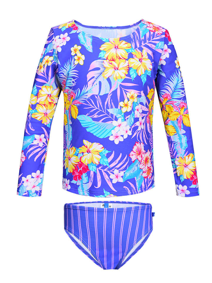 Peek U 2-częściowy zestaw kąpielowy "Sandy" w kolorze niebieskim ze wzorem rozmiar: 104