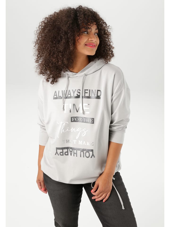 Aniston Bluza w kolorze jasnoszarym rozmiar: 44