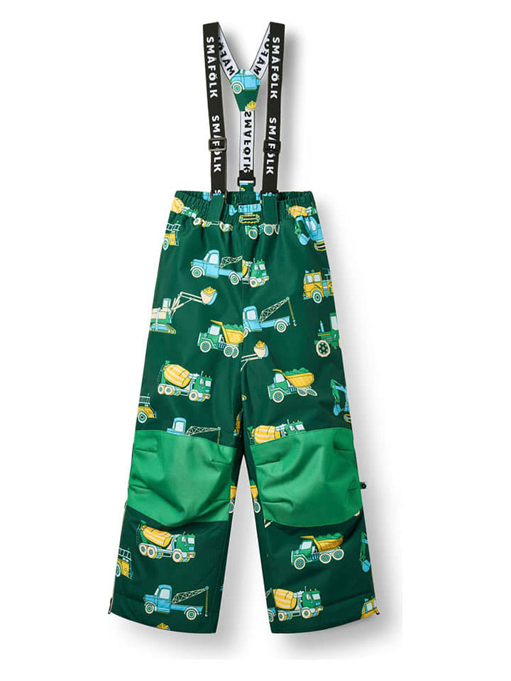 Småfolk Spodnie narciarskie w kolorze zielonym rozmiar: 104/110