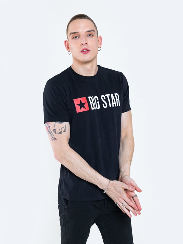 BIG STAR Koszulka w kolorze czarnym rozmiar: M