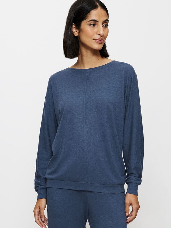 Triumph Bluza w kolorze granatowym rozmiar: 42