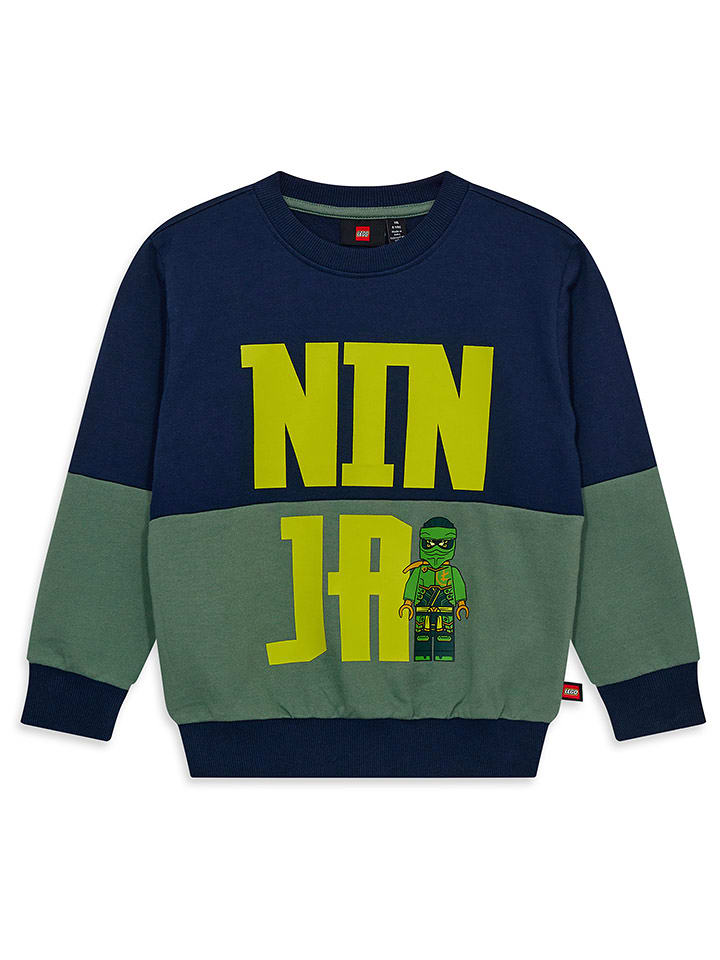 LEGO Bluza w kolorze granatowo-zielonym rozmiar: 98