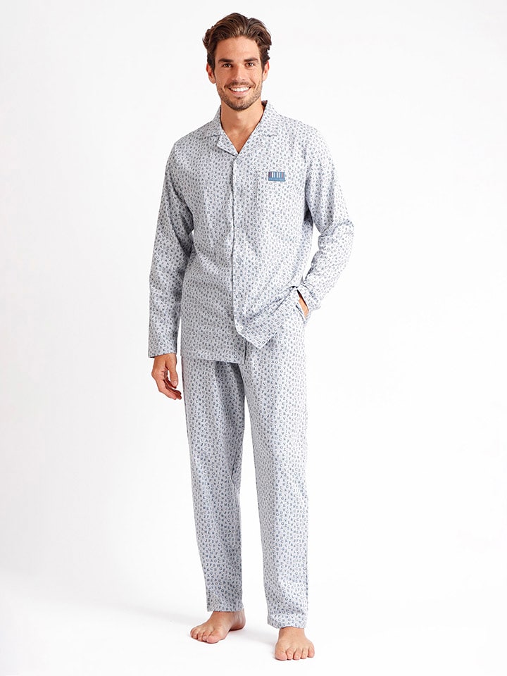 admas Piżama w kolorze błękitnym rozmiar: L