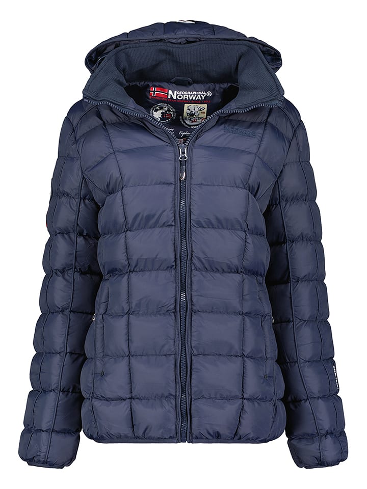Geographical Norway Kurtka pikowana "Babette" w kolorze granatowym rozmiar: L