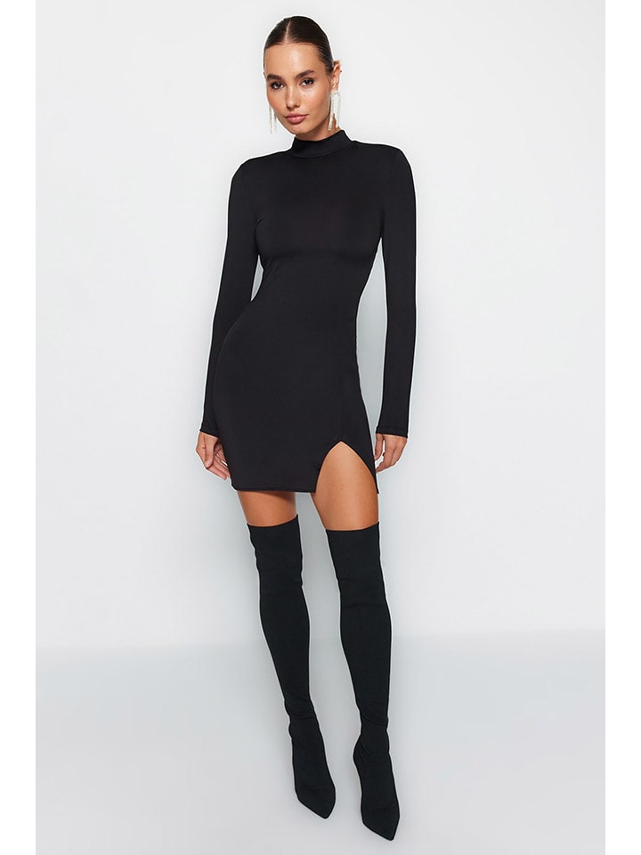 trendyol Sukienka w kolorze czarnym rozmiar: 42