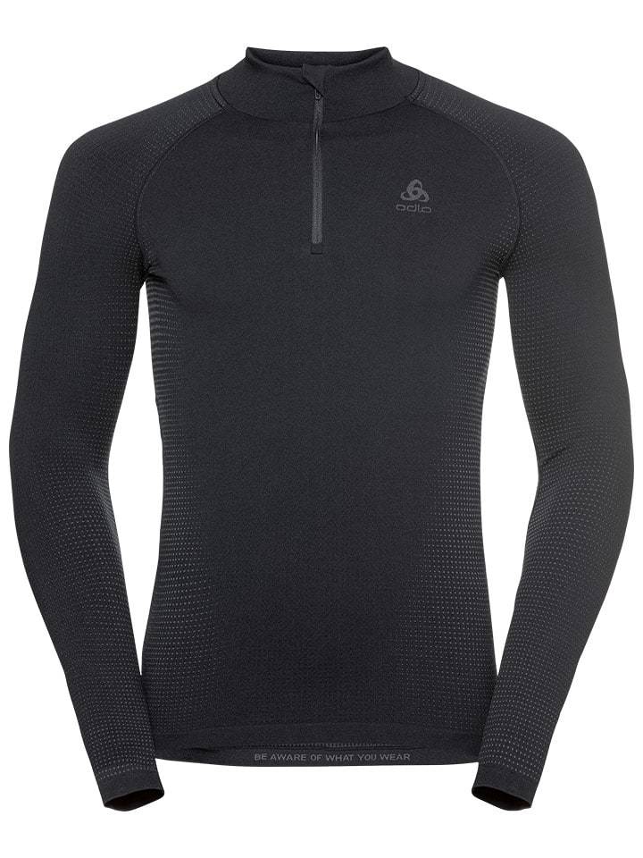Odlo Podkoszulek funkcyjny "Performance Warm Eco" w kolorze czarnym rozmiar: XXL