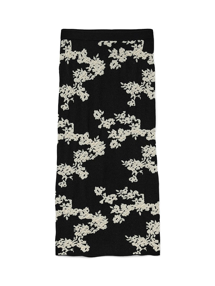 Vero Moda Spódnica dzianinowa w kolorze czarnym rozmiar: XS