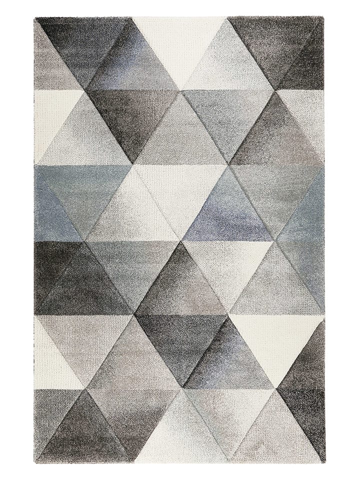 Wecon Home Dywan "Lighthouse" w kolorze szaro-czarno-niebieskim rozmiar: 120x170 cm