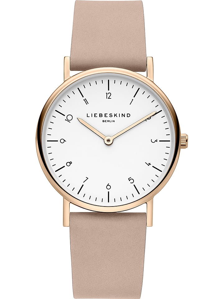 Liebeskind Zegarek kwarcowy w kolorze różowozłoto-jasnoróżowo-białym rozmiar: onesize