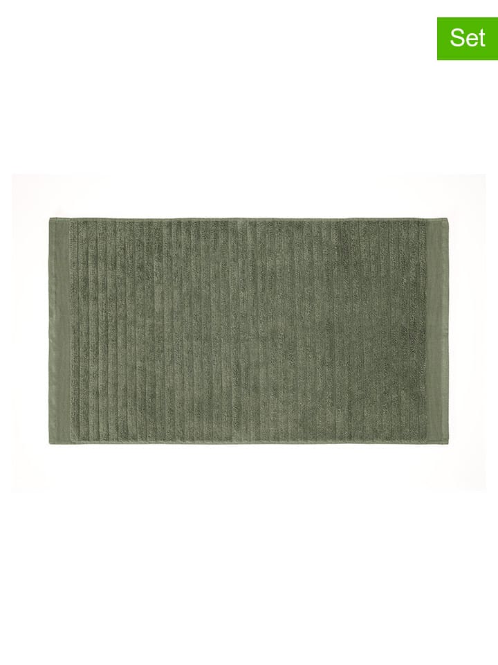 HNL Ręczniki (2 szt.) "Prestige" w kolorze khaki do rąk rozmiar: 50x100 cm