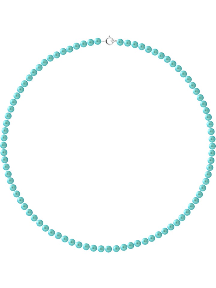 Pearline Naszyjnik perłowy w kolorze turkusowym - dł. 42 cm rozmiar: onesize