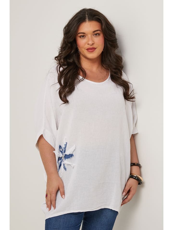 Curvy Lady Bluzka w kolorze białym rozmiar: 44/46