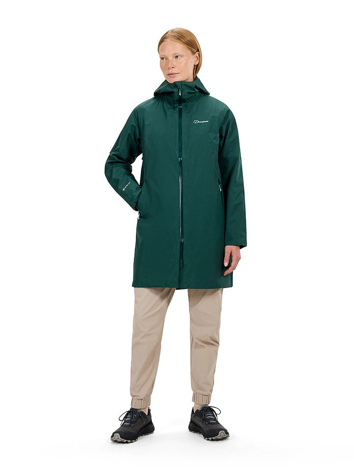 Berghaus Płaszcz funkcyjny "Ashberry GTX" w kolorze ciemnozielonym rozmiar: 36