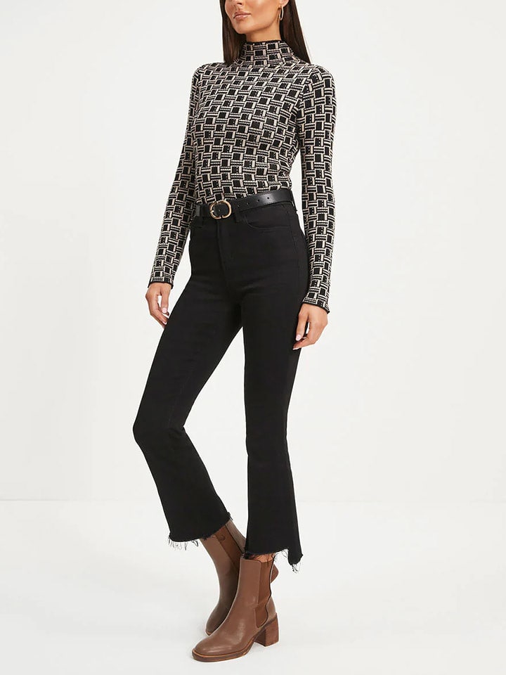 LA Angels Koszulka w kolorze czarno-kremowym rozmiar: S