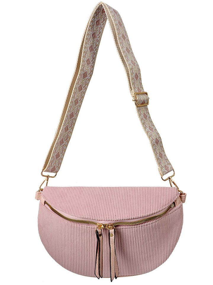 Clayre & Eef Torebka w kolorze jasnoróżowym - 25 x 16 x 7 cm rozmiar: onesize