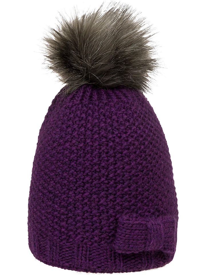 Döll Dzianinowa czapka w kolorze fioletowym rozmiar: 55 cm